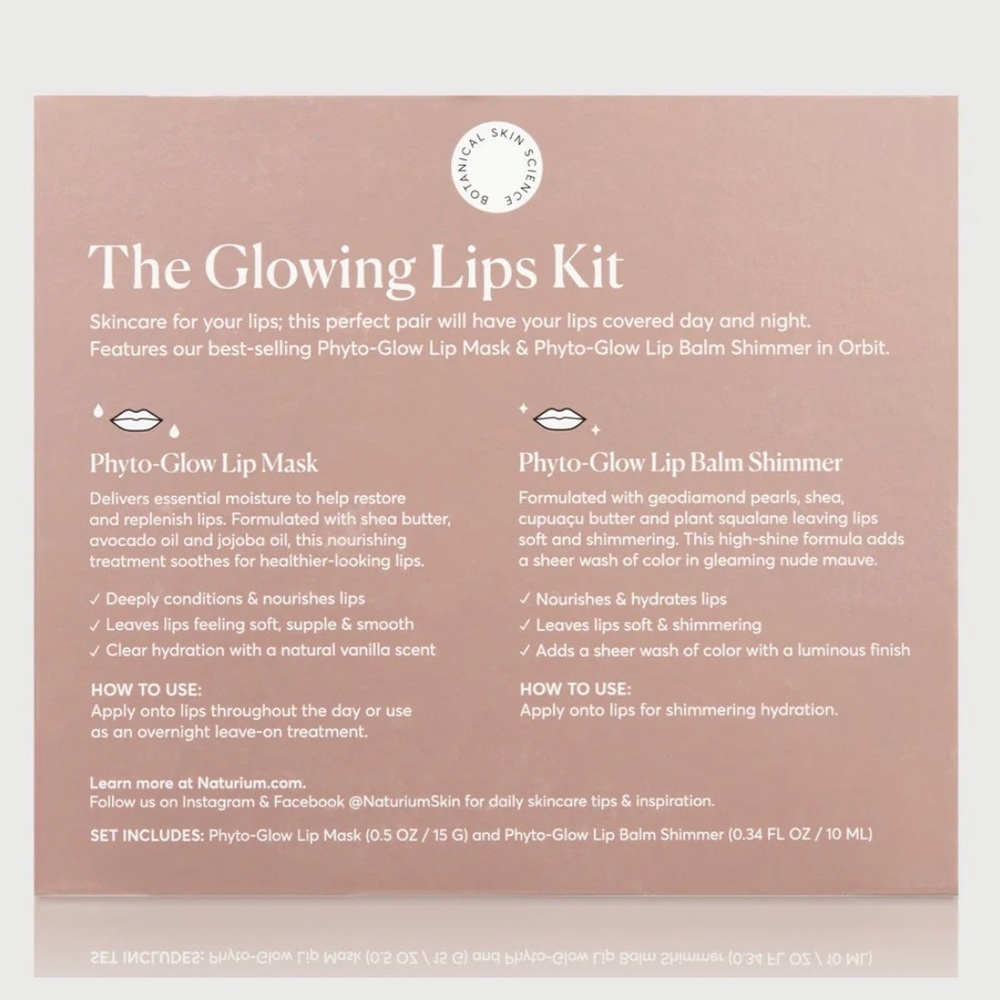 Naturium lip balm & lip mask set - Picture 2 of 2